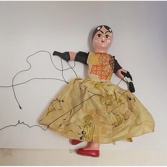 Vintage Marionette Doll - Picture 1 of 8